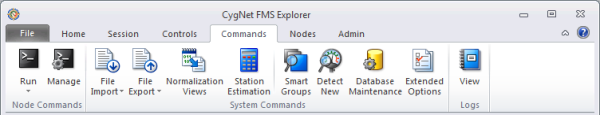 Commands Menu